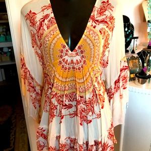Free People Bohemia butterfly sleeved top.